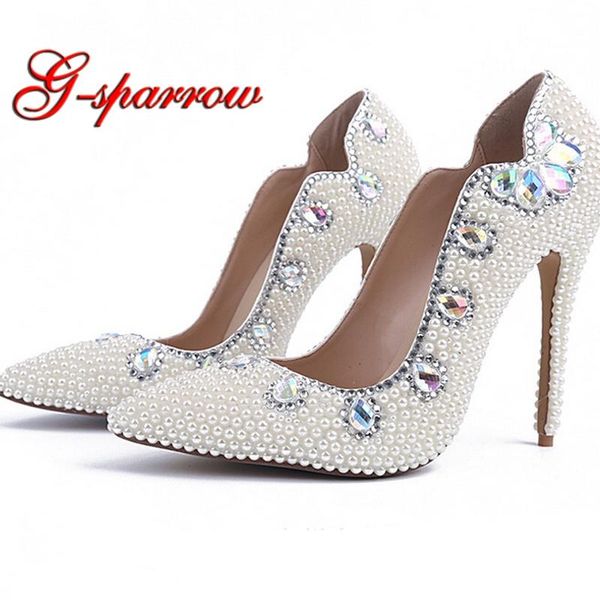 dress shoes 2021 fashion high heel lady white pearl pointed toe wedding party ceremony heels nightclub woman pumps, Black
dress shoes 2021 fashion high heel lady white pearl pointed toe wedding party ceremony heels nightclub woman pumps, Black