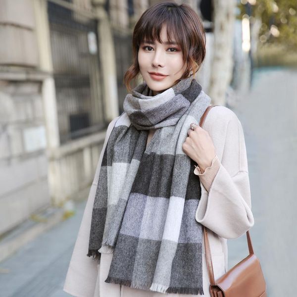 winter plaid wool scarf neck warmer women shawls,wraps thicken echarpe for ladies cashmere scarves foulard femme hiver, Blue;gray
winter plaid wool scarf neck warmer women shawls,wraps thicken echarpe for ladies cashmere scarves foulard femme hiver, Blue;gray