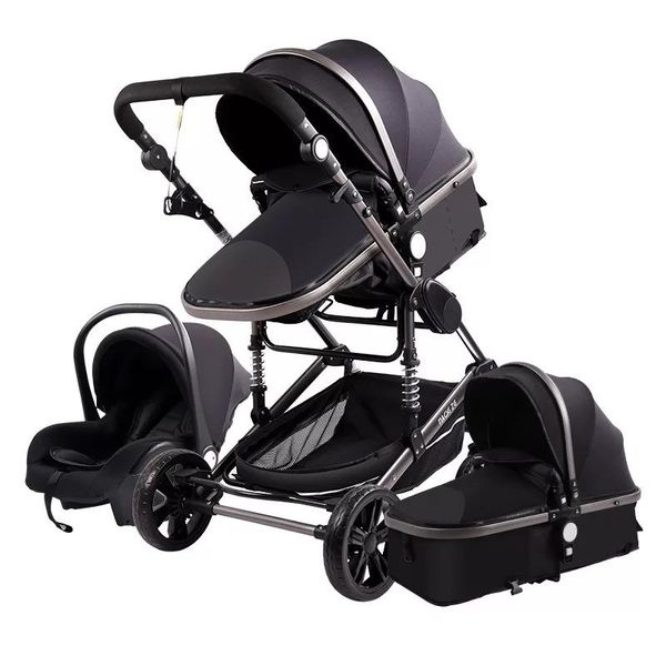 strollers# baby stroller 3 in 1 portable luxury travel pram high landscape fold carriages aluminum frame with car seat 
strollers# baby stroller 3 in 1 portable luxury travel pram high landscape fold carriages aluminum frame with car seat