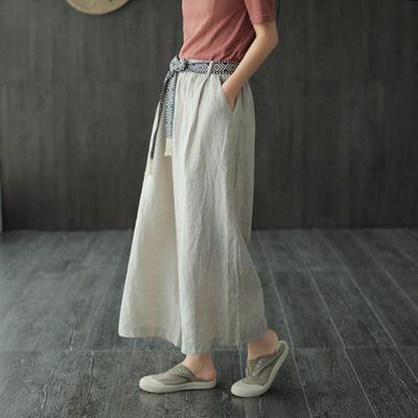 women's pants & capris 2021 autumn ethnic style waist wide loose leg simple solid color retro leisure slim women trousers, Black;white
women's pants & capris 2021 autumn ethnic style waist wide loose leg simple solid color retro leisure slim women trousers, Black;white