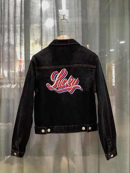 women's jackets women jacket 2021 early autumn casual all-match embroidered 100% cotton black denim, Black;brown
women's jackets women jacket 2021 early autumn casual all-match embroidered 100% cotton black denim, Black;brown