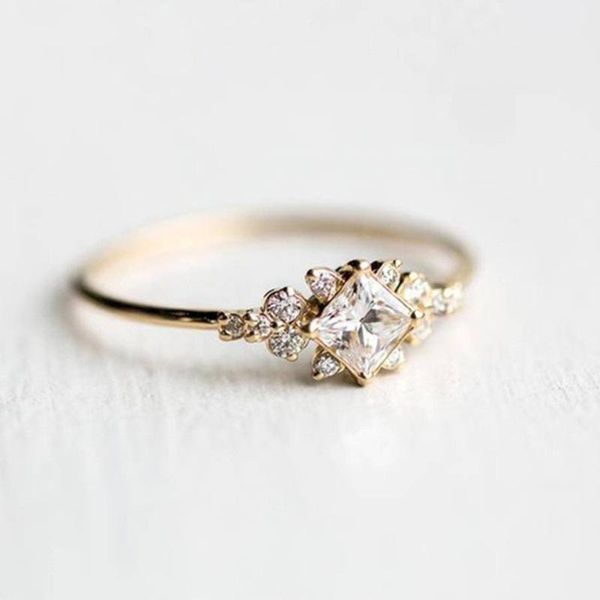 wedding rings dazzling princess cut white zircon crystal rose gold ring promise bridal jewelry for women girls sz 6-10, Slivery;golden
wedding rings dazzling princess cut white zircon crystal rose gold ring promise bridal jewelry for women girls sz 6-10, Slivery;golden