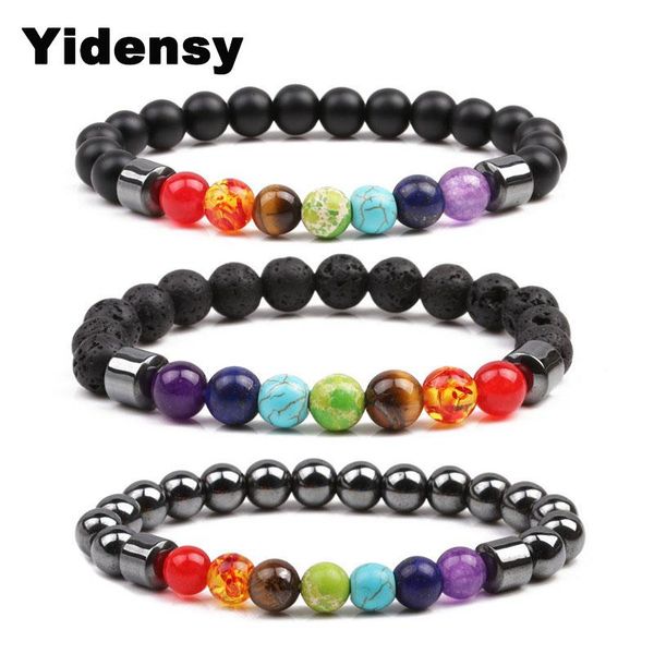 charm bracelets yindesy fashion 7 chakra healing beads black matte hematite lava stone beaded bracelet yoga jewelry drop, Golden;silver
charm bracelets yindesy fashion 7 chakra healing beads black matte hematite lava stone beaded bracelet yoga jewelry drop, Golden;silver