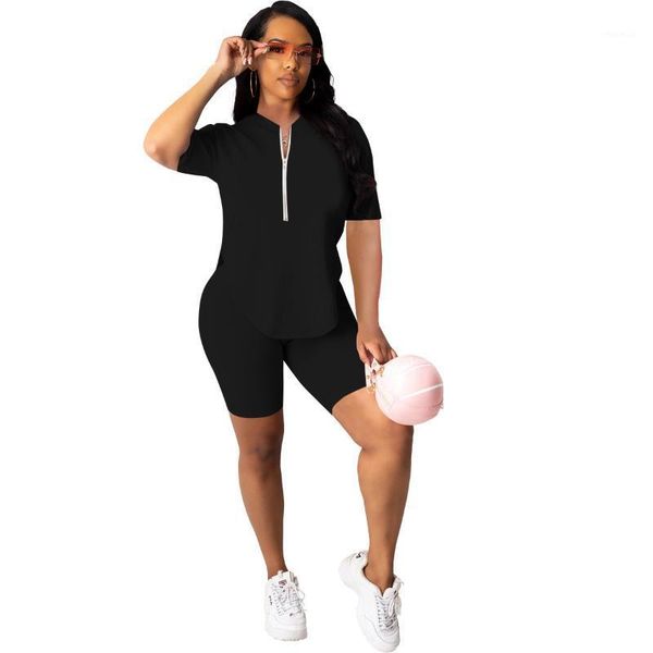 women's tracksuits 2021 summer european and american fashion with zipper u-shaped hem design, leisure sports two-piece set, Gray
women's tracksuits 2021 summer european and american fashion with zipper u-shaped hem design, leisure sports two-piece set, Gray