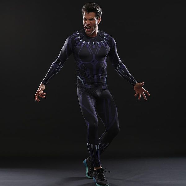 men's pants s-2xl compression tights 3d printed pattern men sweatpants quick dry sports skinny leggings trousers male 2021, Black
men's pants s-2xl compression tights 3d printed pattern men sweatpants quick dry sports skinny leggings trousers male 2021, Black