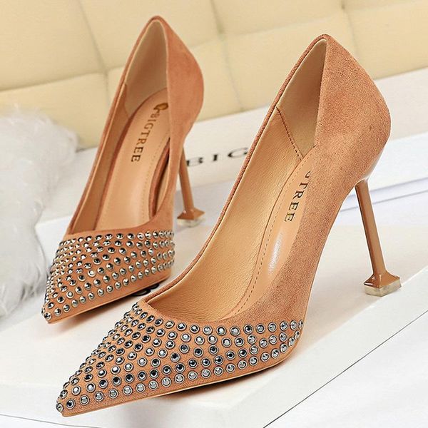 dress shoes women pumps high heels wedding rivet rhinestone classic female pointed ladies, Black
dress shoes women pumps high heels wedding rivet rhinestone classic female pointed ladies, Black