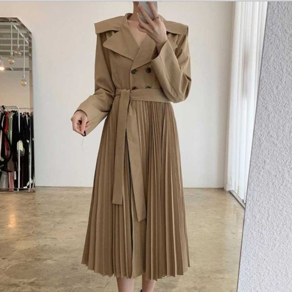 2021 new autumn winter korean ol work wear long trench coat women double breasted belted ladies windbreaker vintage outwear umw, Tan;black
2021 new autumn winter korean ol work wear long trench coat women double breasted belted ladies windbreaker vintage outwear umw, Tan;black