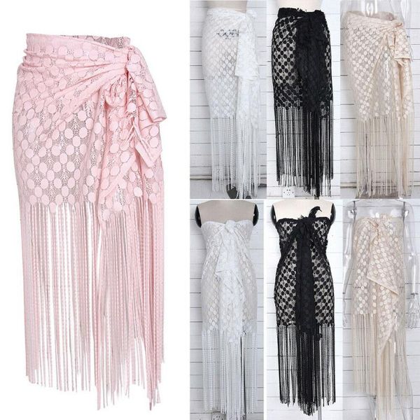 women's swimwear swimwear-women summer beach dress stylish women bikini cover up swimsuit sheer maxi wrap pretty skirt, White;black
women's swimwear swimwear-women summer beach dress stylish women bikini cover up swimsuit sheer maxi wrap pretty skirt, White;black