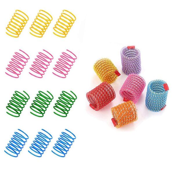 cat toys 18pcs spring kitten teething colorful and interactive funny jumping toy coil springs toys-abux
cat toys 18pcs spring kitten teething colorful and interactive funny jumping toy coil springs toys-abux