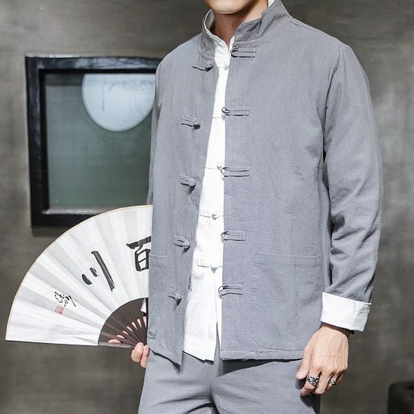 ethnic clothing chinese traditional tang suit cotton and linen jacket loose large size spring autumn men asian male casual coat, Red
ethnic clothing chinese traditional tang suit cotton and linen jacket loose large size spring autumn men asian male casual coat, Red