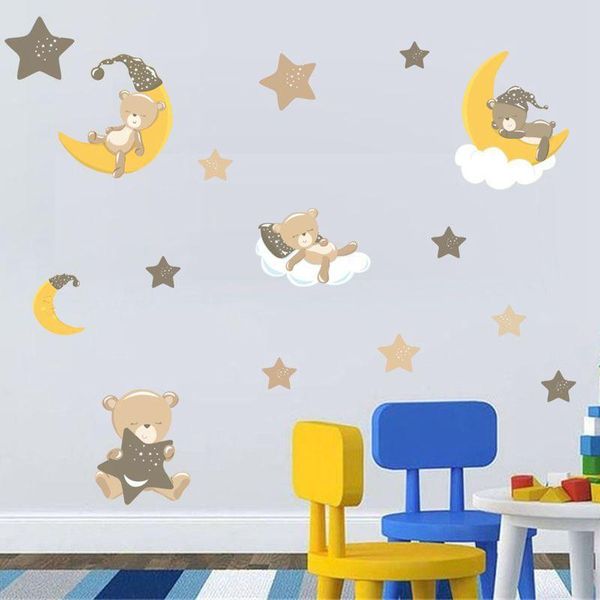 wall stickers star moon children's room bedroom decoration kindergarten background decal wallpaper removable
wall stickers star moon children's room bedroom decoration kindergarten background decal wallpaper removable