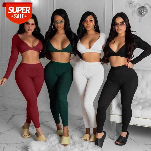 Dulzura Solid Patchwork Women 2 Piece Set Long Sleeve Crop Top Backless Hollow Out Leggings Sporty Tracksuit 2020 Autumn Winter #gd4f, White
Dulzura Solid Patchwork Women 2 Piece Set Long Sleeve Crop Top Backless Hollow Out Leggings Sporty Tracksuit 2020 Autumn Winter #gd4f, White