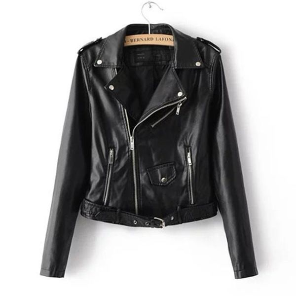 women's jackets fashion motorcycle zipper pu leather jacket women autumn basic outerwear coat 5 color black red yellow pink short jacke, Black;brown
women's jackets fashion motorcycle zipper pu leather jacket women autumn basic outerwear coat 5 color black red yellow pink short jacke, Black;brown