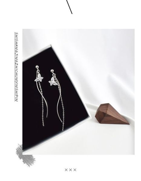 dangle & chandelier grier fashion shiny butterfly earrings s925 sterling white wire ins elegant tassel pendientes party jewelry, Silver
dangle & chandelier grier fashion shiny butterfly earrings s925 sterling white wire ins elegant tassel pendientes party jewelry, Silver