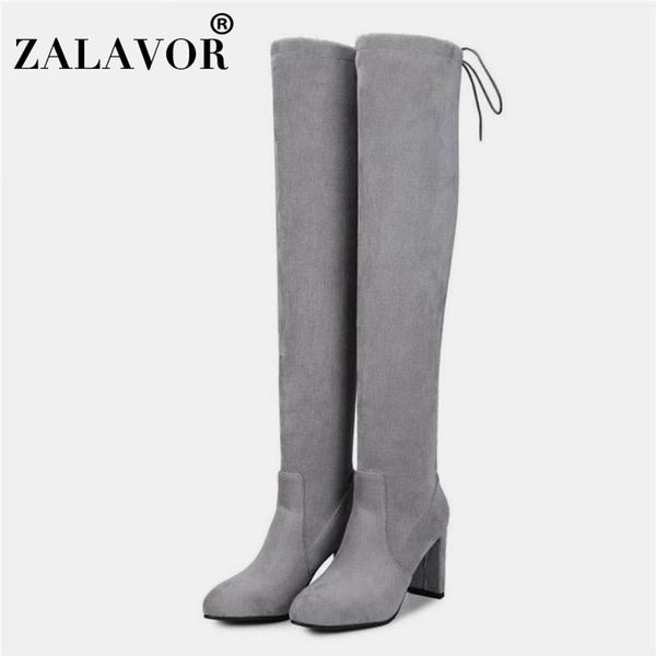 boots zalavor over knee high women plus size 32-48 brand winter stretch heels soft suede warm casual footwear, Black
boots zalavor over knee high women plus size 32-48 brand winter stretch heels soft suede warm casual footwear, Black