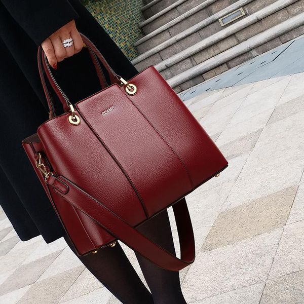 evening bags casual large capacity women's handbag red handle tote bag woman shoulder leather crossbody for women
evening bags casual large capacity women's handbag red handle tote bag woman shoulder leather crossbody for women