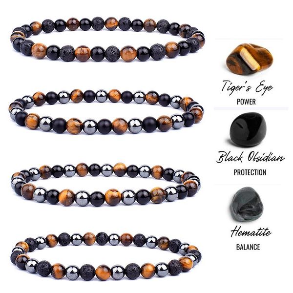 beaded, strands 6/8/10mm triple protection health bracelets natural tiger eye obsidian hematite beads men for magnetic jewelry women, Black
beaded, strands 6/8/10mm triple protection health bracelets natural tiger eye obsidian hematite beads men for magnetic jewelry women, Black
