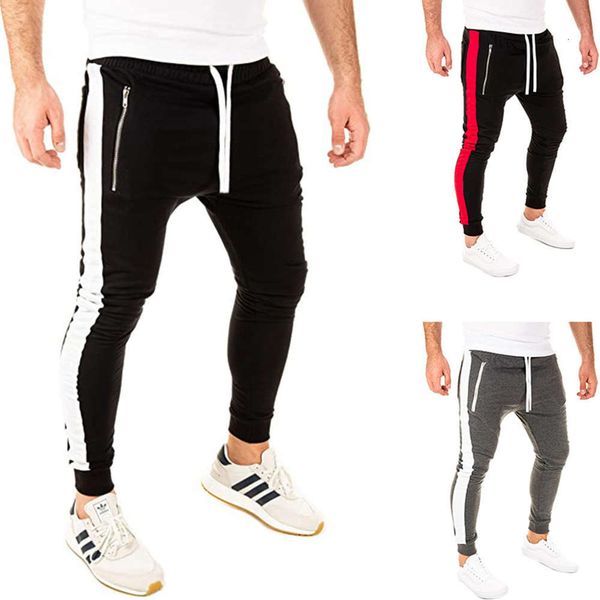 2021 spring new european slim fit small foot drawstring color matching trend leisure sports pants men's pantswinter, Black
2021 spring new european slim fit small foot drawstring color matching trend leisure sports pants men's pantswinter, Black