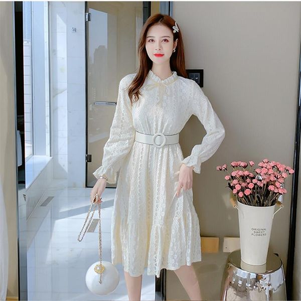 white lace dress women autumn winter plus velvet elegant party casual dresses, Black;gray
white lace dress women autumn winter plus velvet elegant party casual dresses, Black;gray