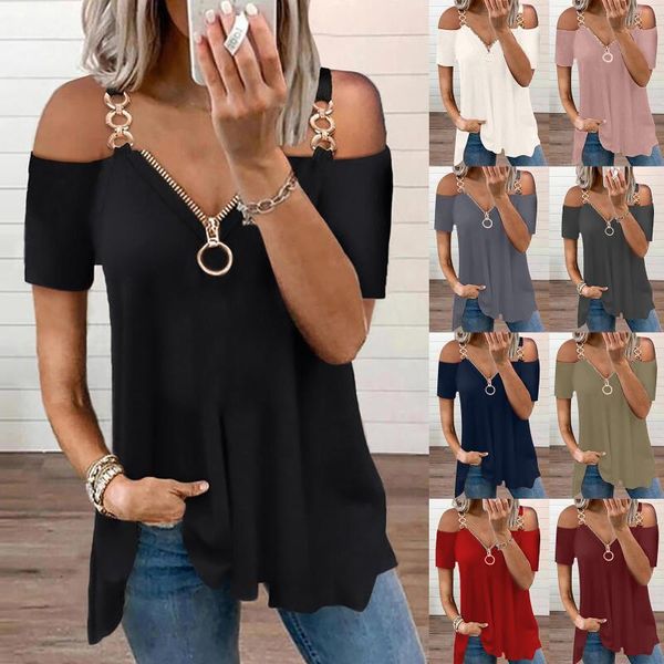women's t-shirt tees women 2021 mujer solid v-neck short sleeve strapless t shirt polluver blouse tank funny print camisetas de muj, White
women's t-shirt tees women 2021 mujer solid v-neck short sleeve strapless t shirt polluver blouse tank funny print camisetas de muj, White