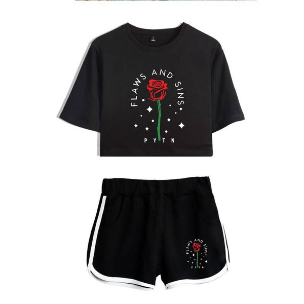 new web celebrity payton moormeier pytn print women two piece set shorts+lovely t-shirt clothes, Gray
new web celebrity payton moormeier pytn print women two piece set shorts+lovely t-shirt clothes, Gray