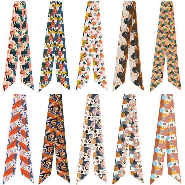 scarves 2021 fashion scarf geometric abstract color block printing variety bag handle tie wrap silk small collar, Blue;gray
scarves 2021 fashion scarf geometric abstract color block printing variety bag handle tie wrap silk small collar, Blue;gray