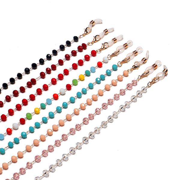 multi-color crystal anti-skid hand-made sunglasses chain fashion women glasses chain accessories
multi-color crystal anti-skid hand-made sunglasses chain fashion women glasses chain accessories