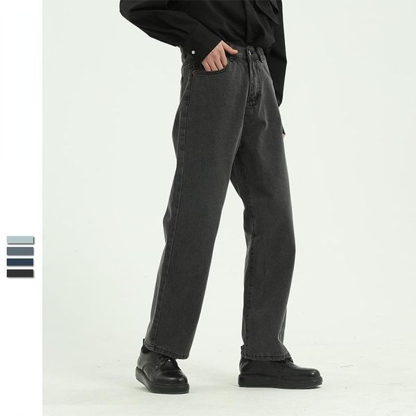 men's jeans straight leg for men denim pants man clothing korean fashion retro vintage loose casual trousers blue baggy
men's jeans straight leg for men denim pants man clothing korean fashion retro vintage loose casual trousers blue baggy