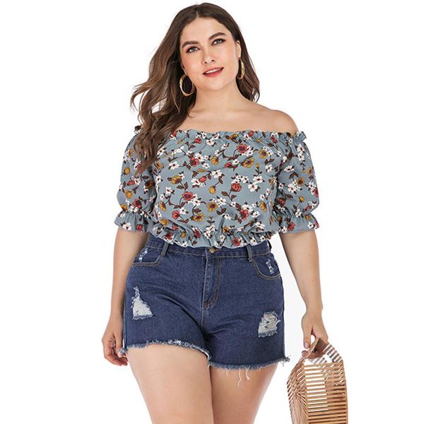 women's blouses & shirts plus size boho blouse women 2021 fashion summer slash neck floral print off shoulder crop green fitness short, White
women's blouses & shirts plus size boho blouse women 2021 fashion summer slash neck floral print off shoulder crop green fitness short, White