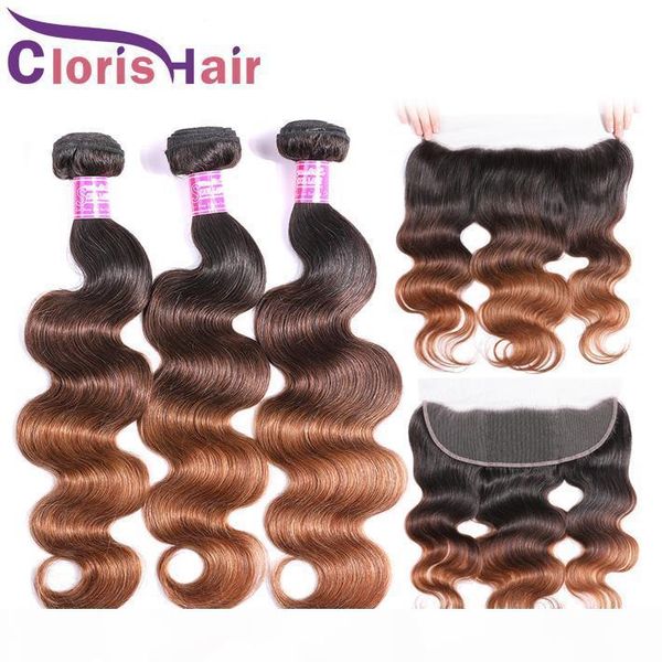 3 tone 1b 4 30 brazilian virgin body wave bundles with closure 13x4 full lace frontals and ombre extensions blonde human hair weaves closure, Black;brown
3 tone 1b 4 30 brazilian virgin body wave bundles with closure 13x4 full lace frontals and ombre extensions blonde human hair weaves closure, Black;brown