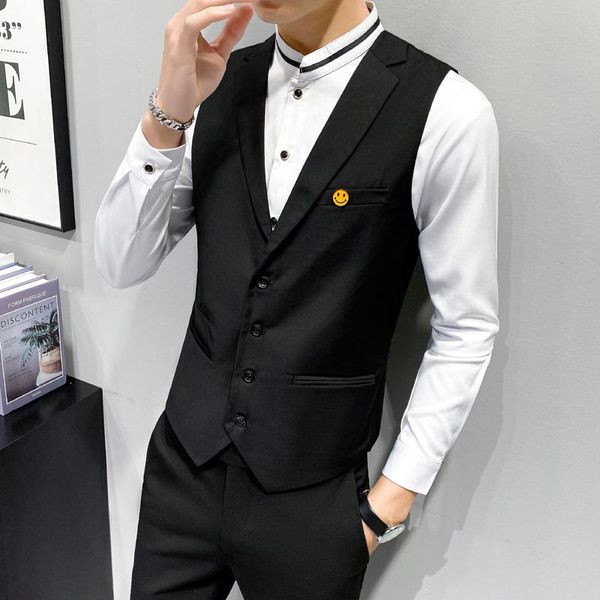 men's vests style multi-pocket lapel single-breasted casual vest hair stylist waiter men clothing vintage size 5xl, Black;white
men's vests style multi-pocket lapel single-breasted casual vest hair stylist waiter men clothing vintage size 5xl, Black;white