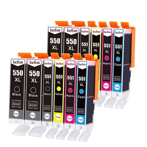 befon 550xl 551xl replacement for canon pgi-550 cli-551 ink cartridges compatible for pixma ip7250 ip8750 mx925 mg5650 ix6850
befon 550xl 551xl replacement for canon pgi-550 cli-551 ink cartridges compatible for pixma ip7250 ip8750 mx925 mg5650 ix6850