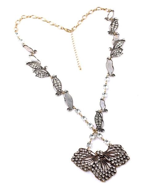pendant necklaces europe and america selling amazing accessory style vintage cluster diamante leaf necklace, Silver
pendant necklaces europe and america selling amazing accessory style vintage cluster diamante leaf necklace, Silver