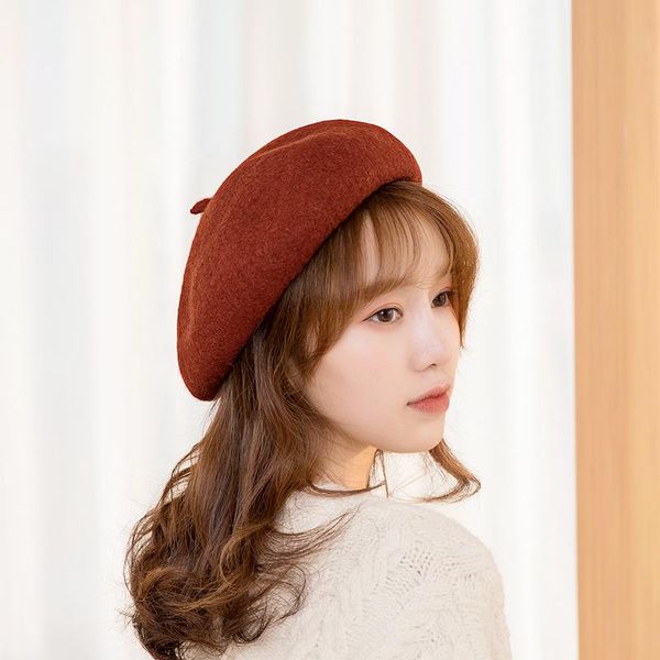 berets cool fall/winter berets, wool, solid-color korean engravings, ms. hat wools, fashion and warmth, Blue;gray
berets cool fall/winter berets, wool, solid-color korean engravings, ms. hat wools, fashion and warmth, Blue;gray