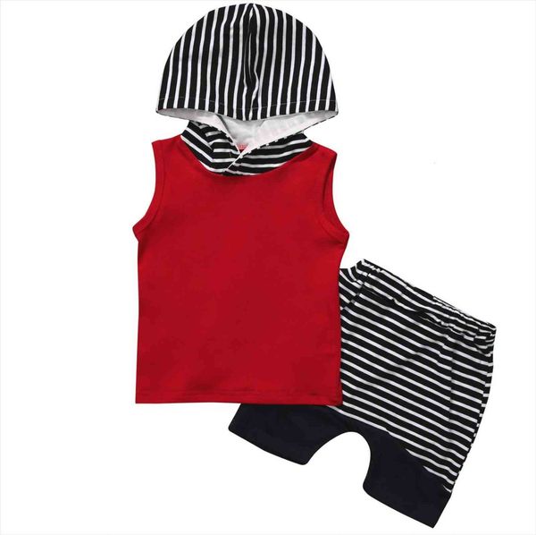 summer baby boy clothes sleeveless hooded striped shorts pant 2pcs outfits toddler kids clothing set, White
summer baby boy clothes sleeveless hooded striped shorts pant 2pcs outfits toddler kids clothing set, White