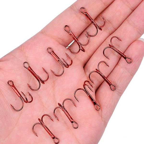 10pcs/ box fishing hooks high steel carbon material treble fishing hook round folded saltwater bass red 2 # -10 # tack jllddd
10pcs/ box fishing hooks high steel carbon material treble fishing hook round folded saltwater bass red 2 # -10 # tack jllddd