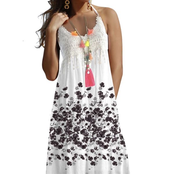 popular printing loose digital 2019 lace new swing fashion suspender mid length dress hot, White;black
popular printing loose digital 2019 lace new swing fashion suspender mid length dress hot, White;black