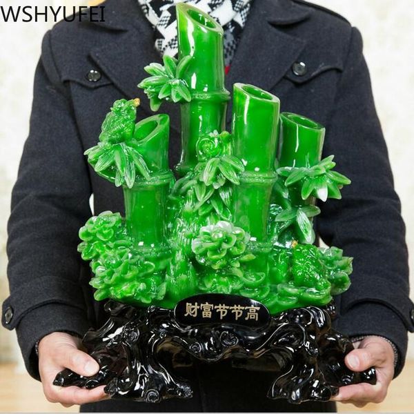 decorative objects & figurines chinese style resin home gift imitation jade bamboo crafts for office ornaments business lucky town house ope
decorative objects & figurines chinese style resin home gift imitation jade bamboo crafts for office ornaments business lucky town house ope