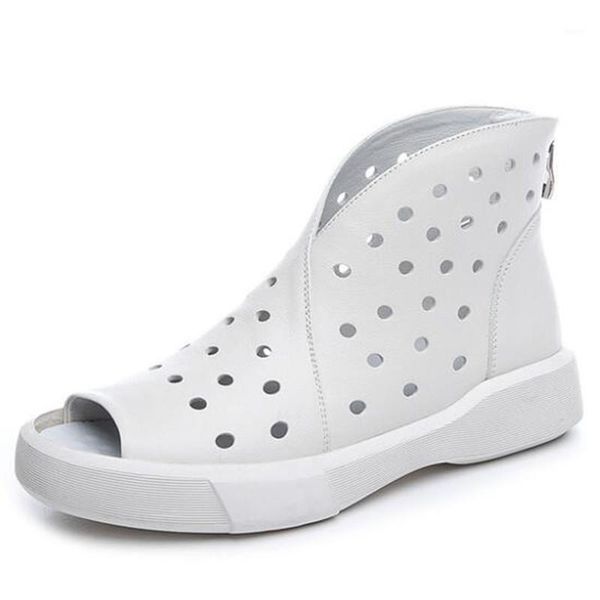 sandals 2021 summer fish mouth genuine leather hollow breathable cool boots concise women soft comfort wedge1, Black
sandals 2021 summer fish mouth genuine leather hollow breathable cool boots concise women soft comfort wedge1, Black