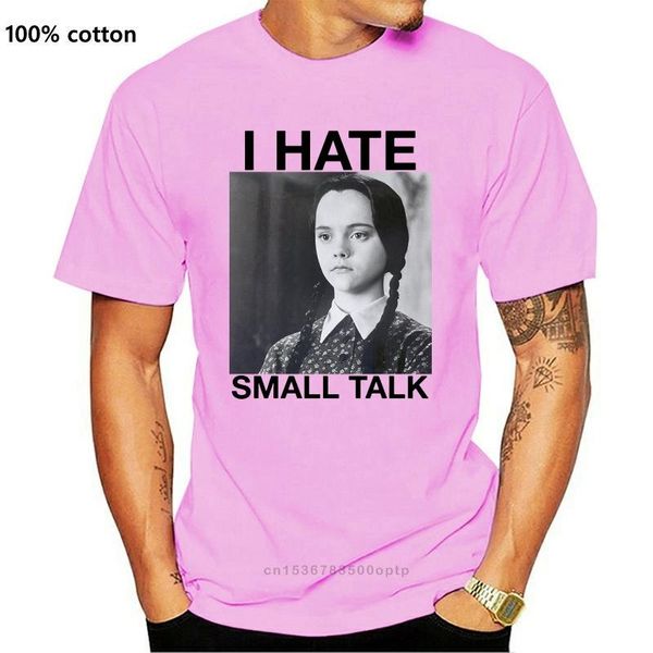 men's t-shirts wednesday addams i hate small talk t-shirt medium large xl, White;black
men's t-shirts wednesday addams i hate small talk t-shirt medium large xl, White;black