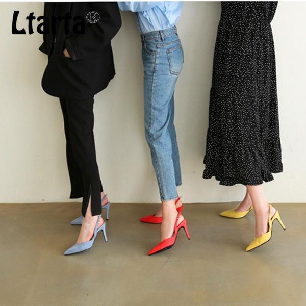 ltarta 2021 summer women sandals high heels party shoe pointed toe slip on office flip buckle toe buckle ladies sandals gxf, Black
ltarta 2021 summer women sandals high heels party shoe pointed toe slip on office flip buckle toe buckle ladies sandals gxf, Black