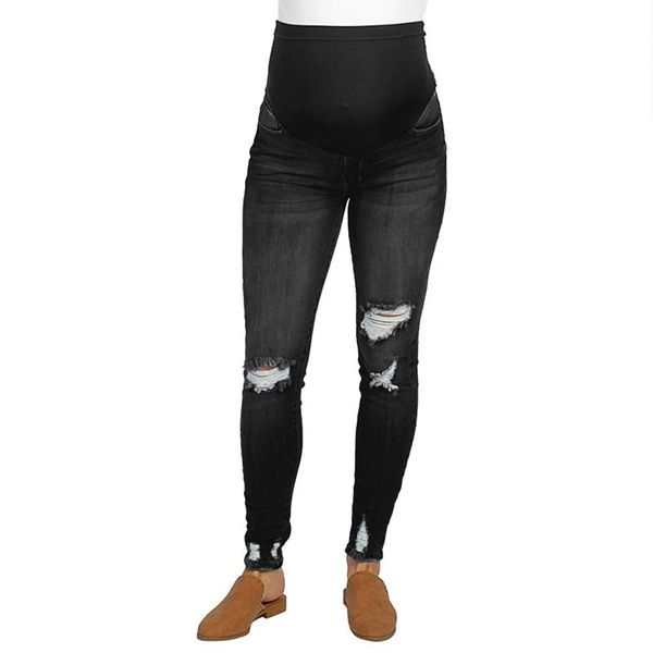 women's pants & capris jeans maternal for pregnant women solid color hole high flares ankle fashion maternity trouser embarazada, Black;white
women's pants & capris jeans maternal for pregnant women solid color hole high flares ankle fashion maternity trouser embarazada, Black;white