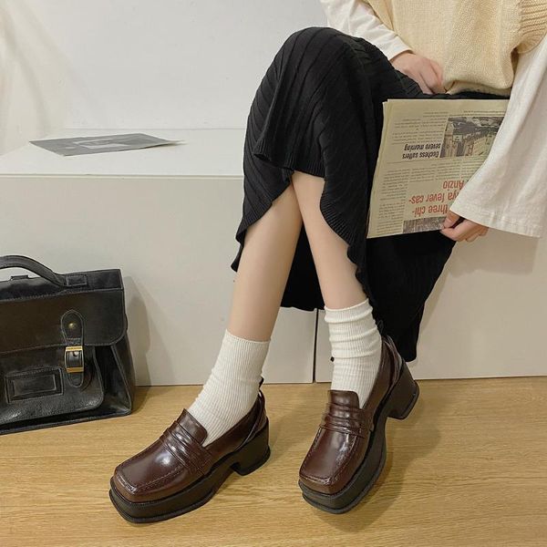 dress shoes women cute lolita girl maid boots round toe leather japanese jk high school uniform kawaii anime cosplay, Black
dress shoes women cute lolita girl maid boots round toe leather japanese jk high school uniform kawaii anime cosplay, Black