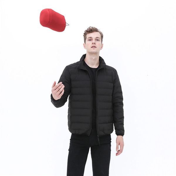 2020 new seamless down jacket men's lightweight short autumn and winter light korean stand collar outdoor sports large size coatwinter, Black
2020 new seamless down jacket men's lightweight short autumn and winter light korean stand collar outdoor sports large size coatwinter, Black