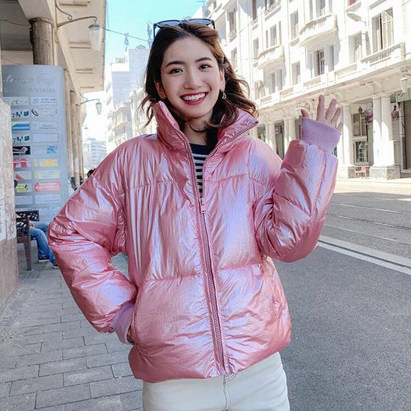 women's down & parkas winter fashion reflective short warm women coat jackets jacket ladies parka glossy b82803, Black
women's down & parkas winter fashion reflective short warm women coat jackets jacket ladies parka glossy b82803, Black