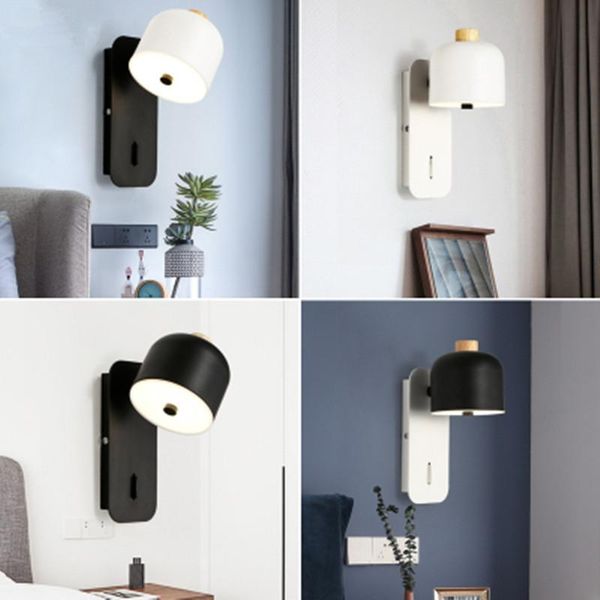 adjustable 220v led wall lamp with metal lampshade for bedroom nordic white wall sconce home decor black sconce
adjustable 220v led wall lamp with metal lampshade for bedroom nordic white wall sconce home decor black sconce