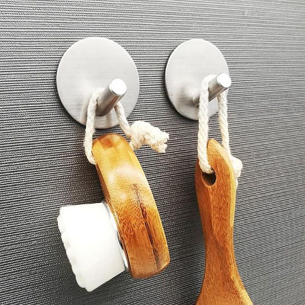robe hooks 4pcs stainless steel bathroom hanging rack hook towel self adhesive wall hanger coat hat kitchen accessories
robe hooks 4pcs stainless steel bathroom hanging rack hook towel self adhesive wall hanger coat hat kitchen accessories