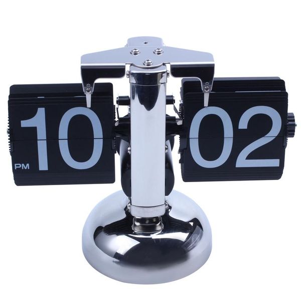 retro flip down clock - internal gear operated