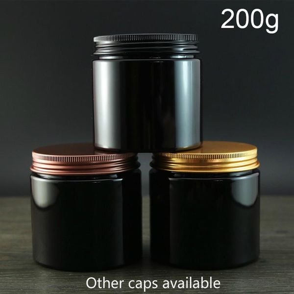 storage bottles & jars 200g black plastic jar empty cosmetic refillable container body lotion facial mask cream bottle candy coffee packagin
storage bottles & jars 200g black plastic jar empty cosmetic refillable container body lotion facial mask cream bottle candy coffee packagin