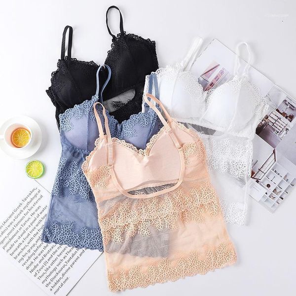 camisoles & tanks women 2021 fashion vest crop wireless bra lingerie v-neck underwear soft strap lace s261, Black;white
camisoles & tanks women 2021 fashion vest crop wireless bra lingerie v-neck underwear soft strap lace s261, Black;white